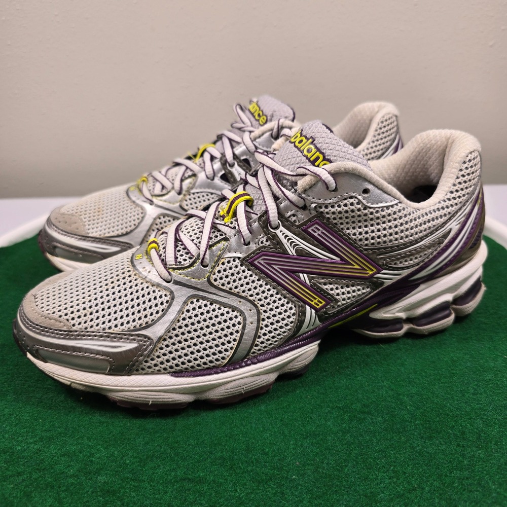 New Balance 1260 PS Running Shoes Womens 9.5B Silver Purple Made in USA W1260PS